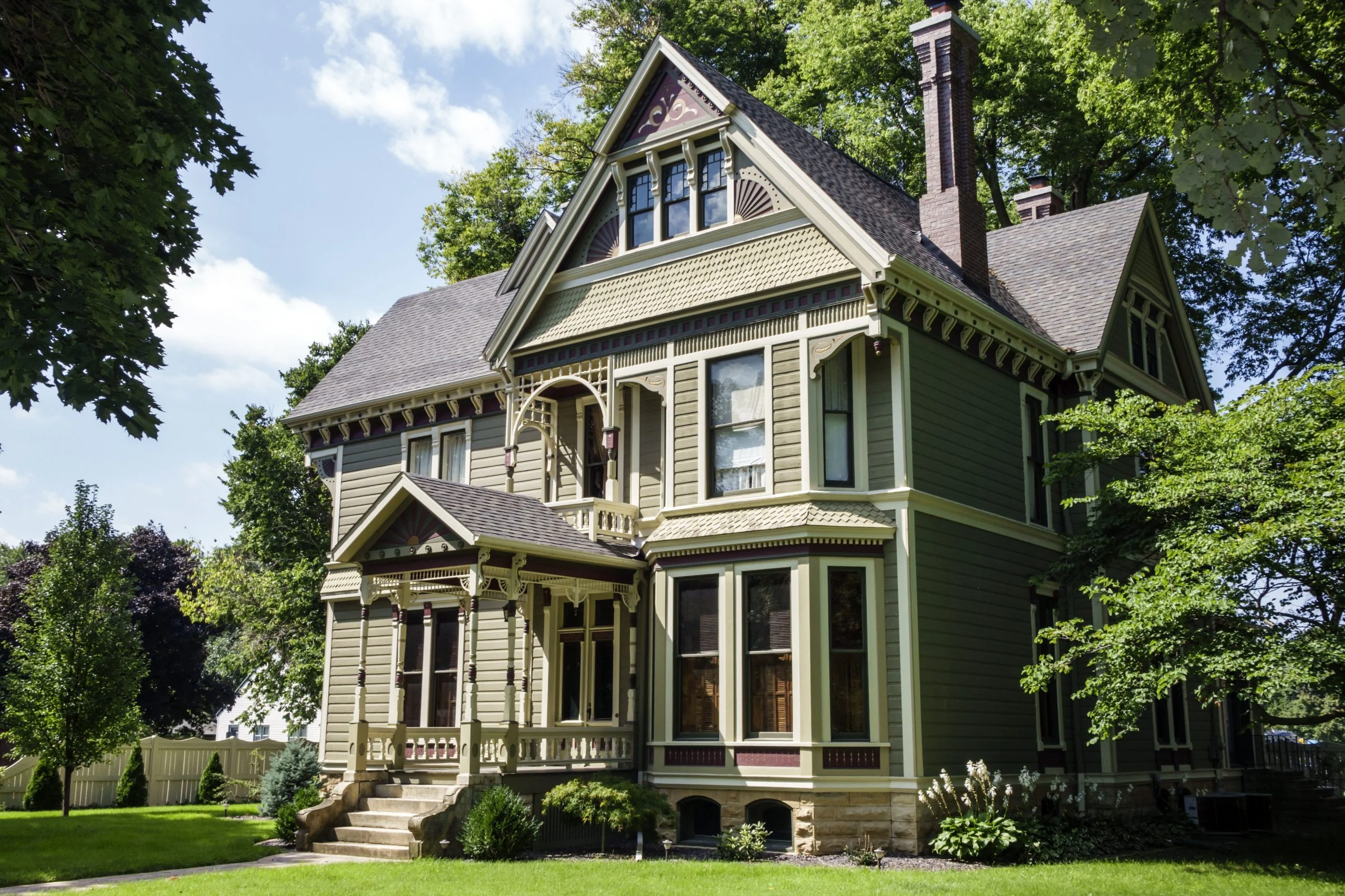 A Victorian house like the one Owen grew up in