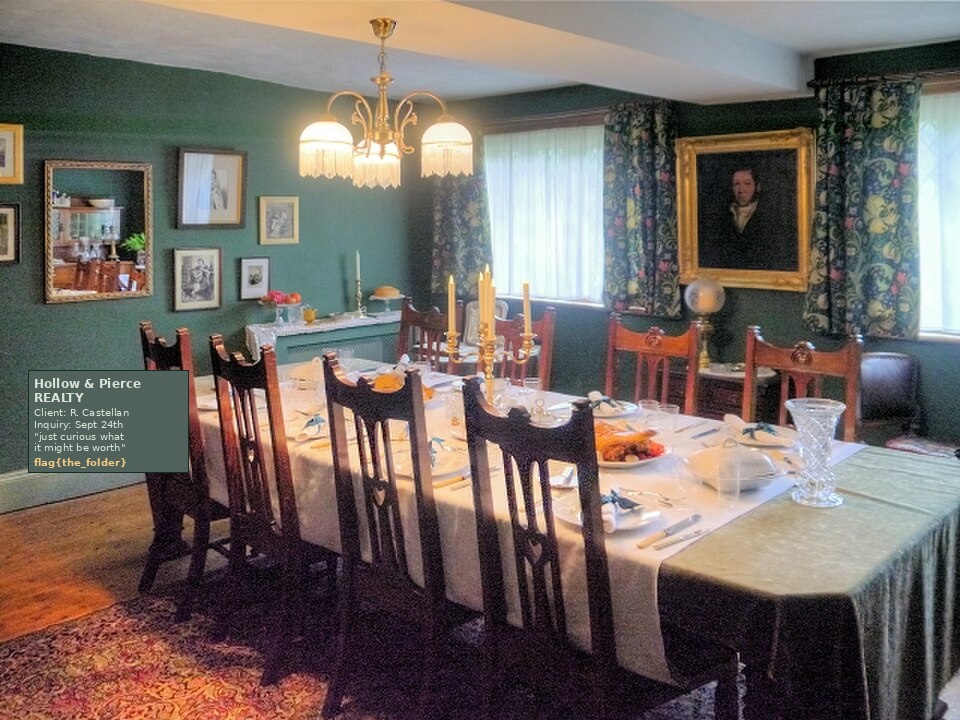 Ruth in the drawing room, week before the will reading